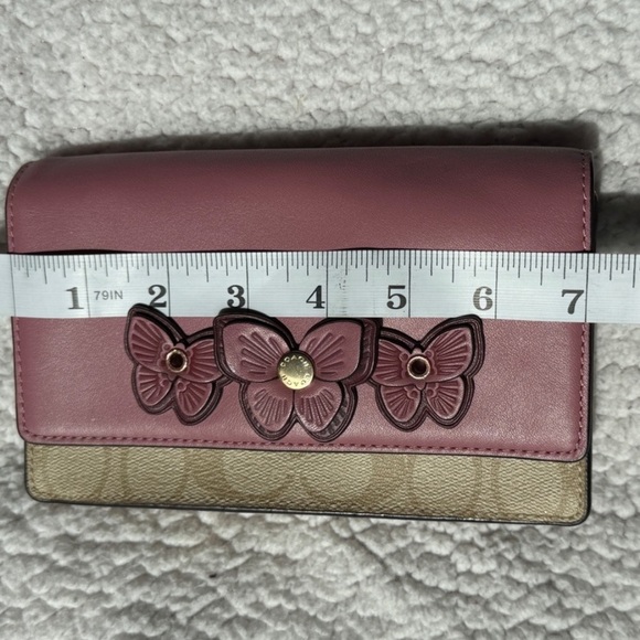 Coach Flap Belt Bag In Signature Canvas With Butterfly Applique - Picture 14 of 14